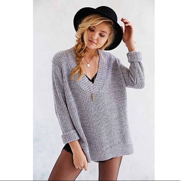 silence + noise Sweaters - Silence & Noise Gray Sweater